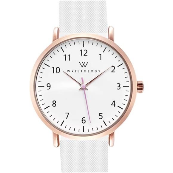 Maxi Numbers Watch, Silicone Band - Interchangeable Silicone Strap - Picture 1 of 6